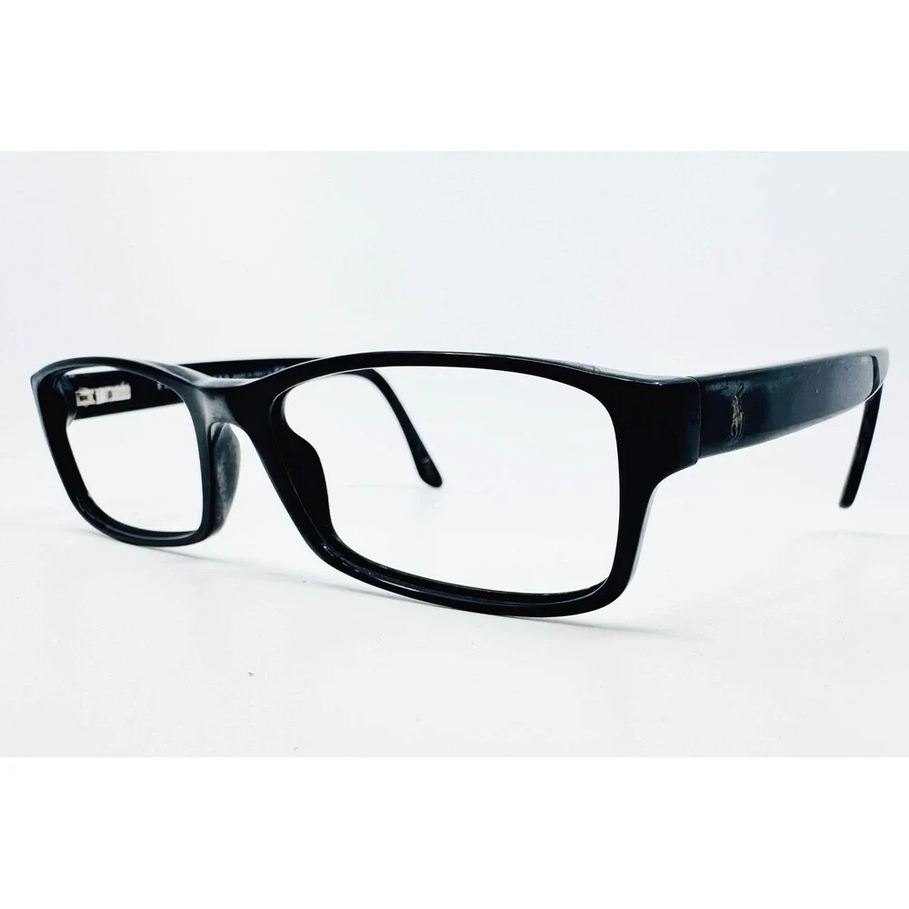 Ralph Lauren Eyeglasses Mens Black Rectangle PH 2065 5001 54-16-140 54mm